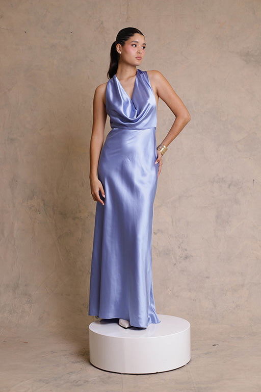 VESTIDO CELESTE