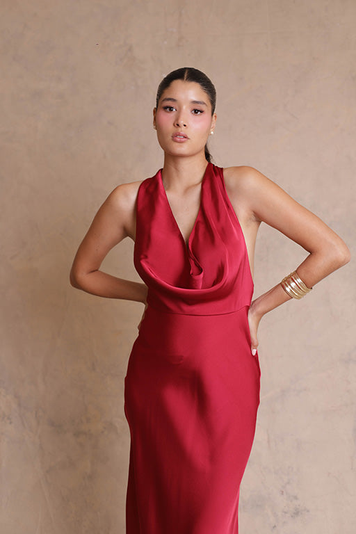 VESTIDO CELESTE