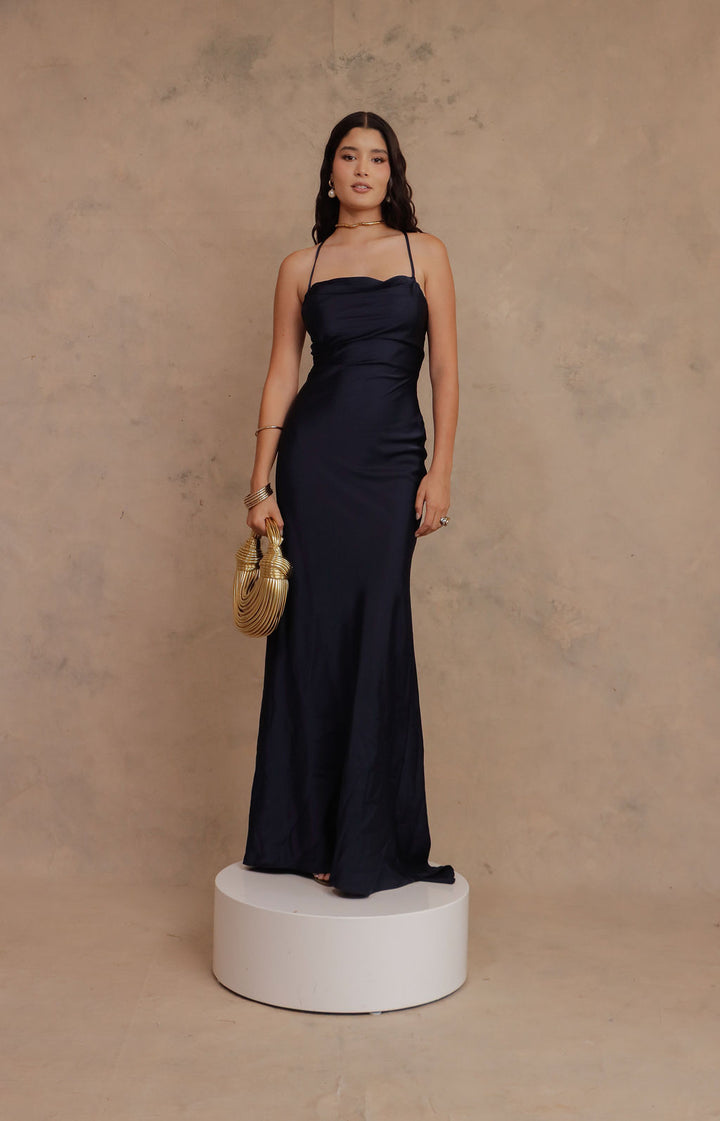 VESTIDO VERONA AZUL MARINO