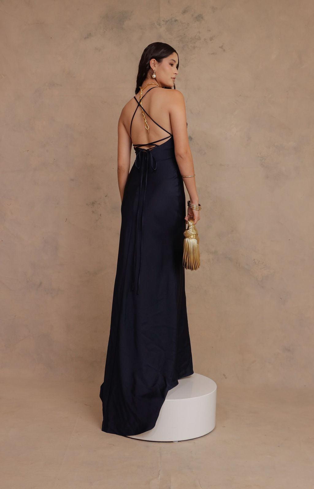 VESTIDO VERONA AZUL MARINO