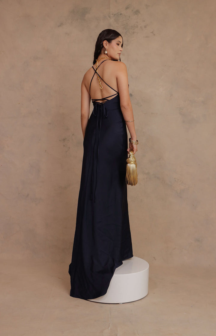 VESTIDO VERONA AZUL MARINO