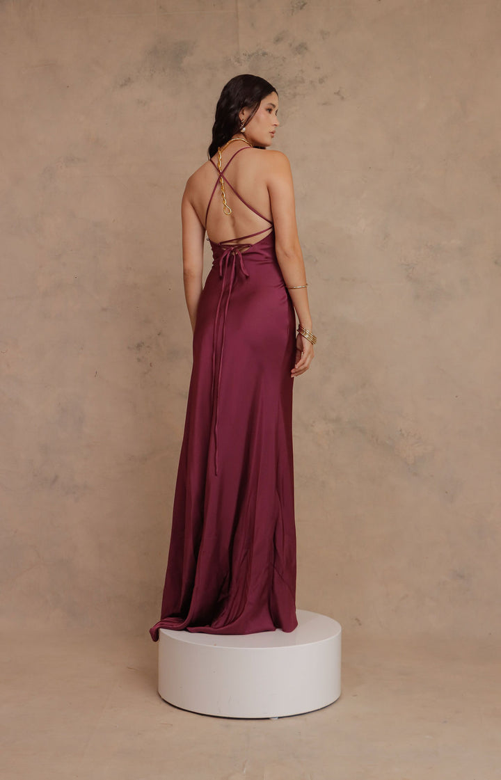 VESTIDO VERONA VINO