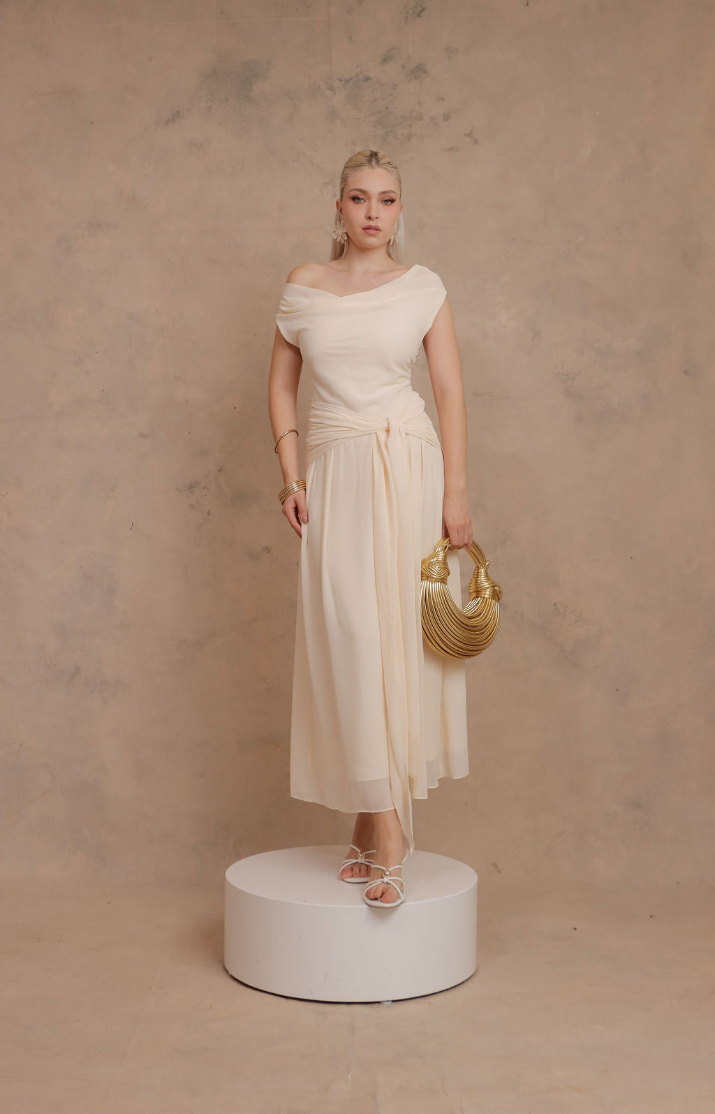 VESTIDO CELESTE