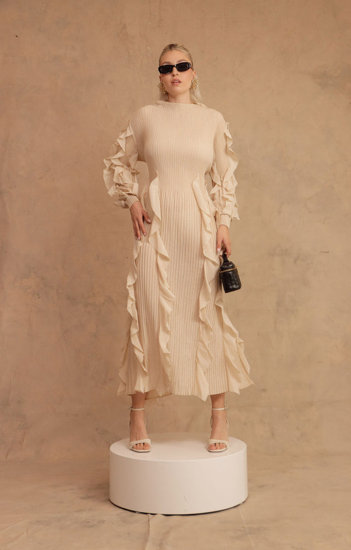VESTIDO CELESTE