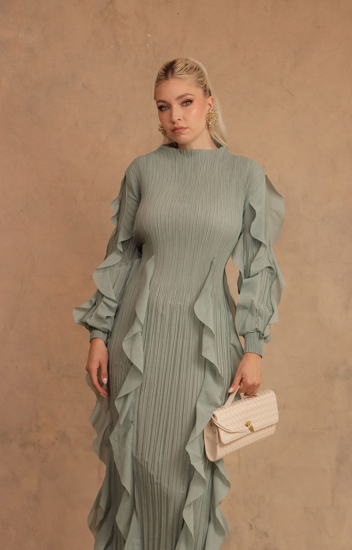 VESTIDO CELESTE