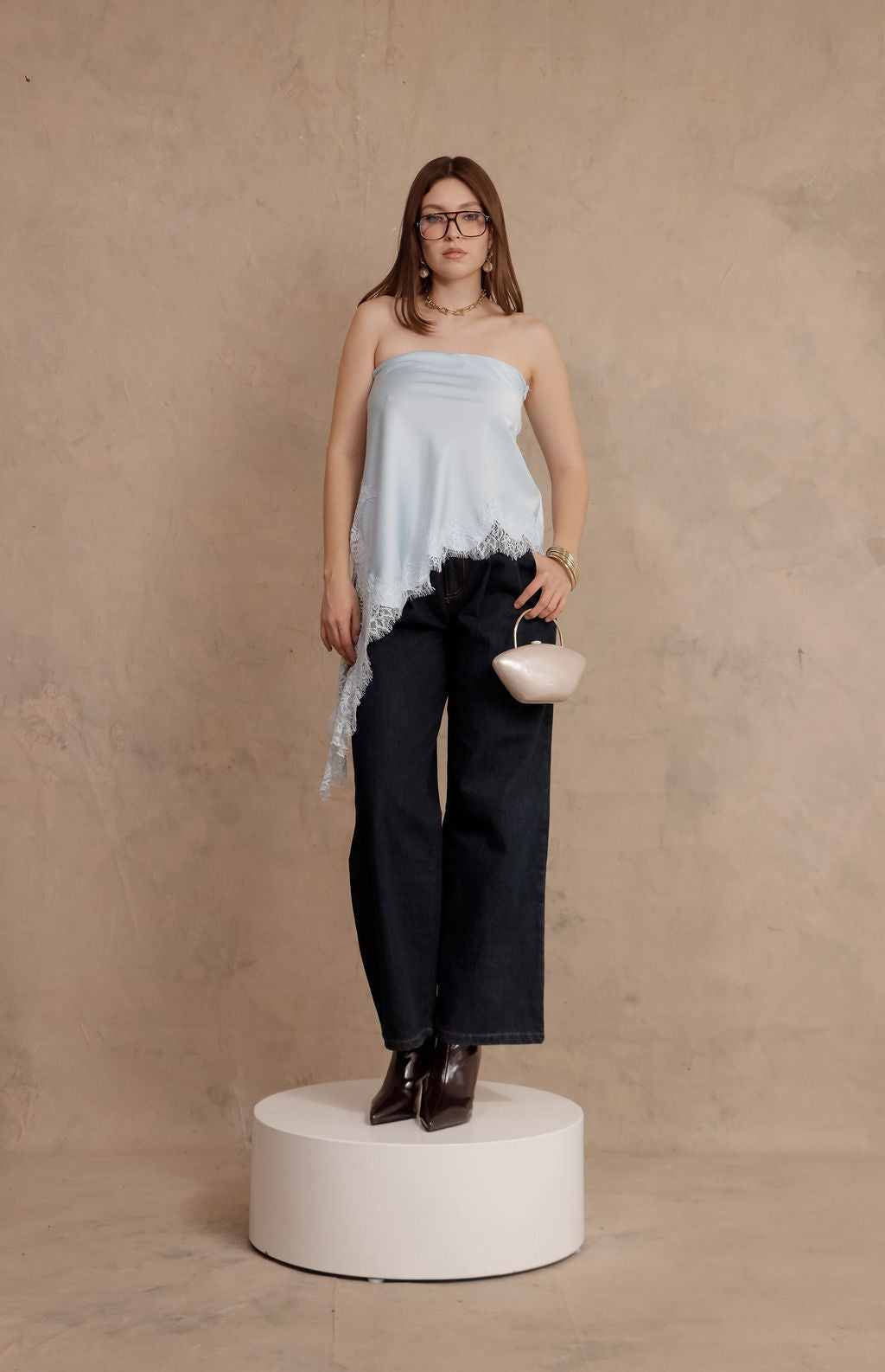 BLUSA CELESTE