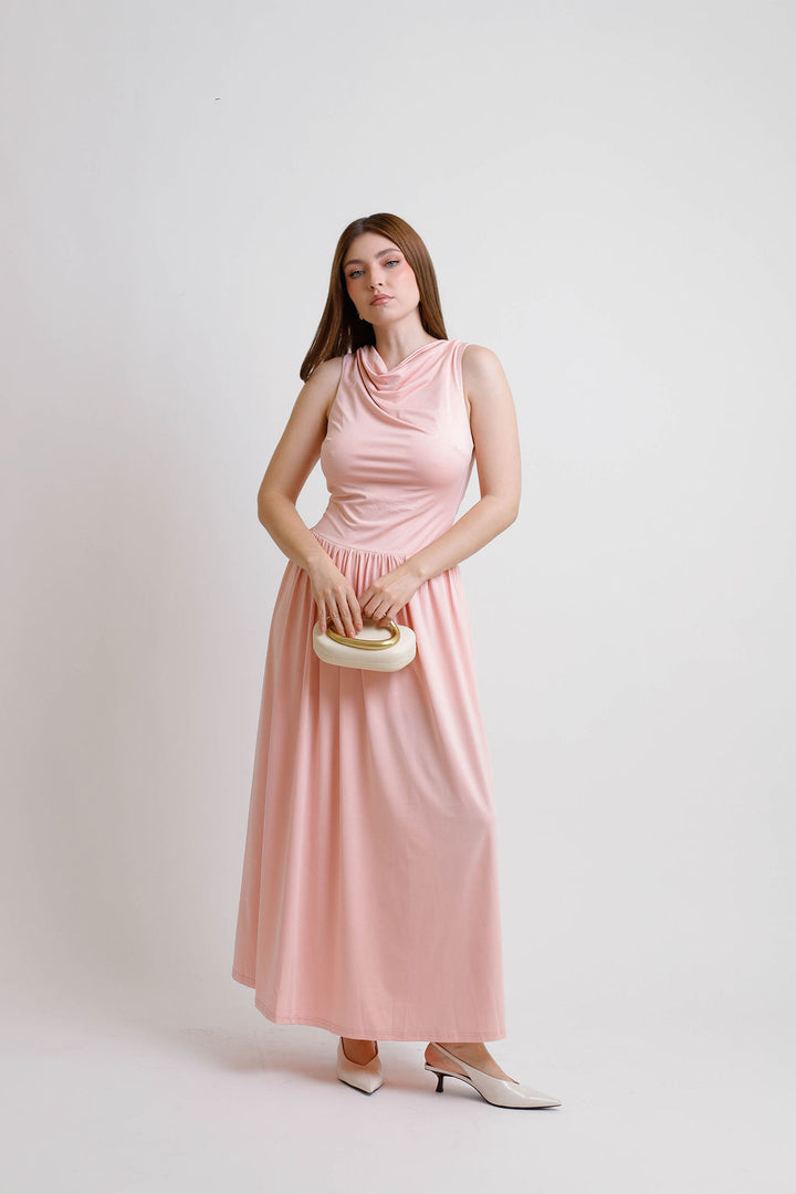 VESTIDO CELESTE