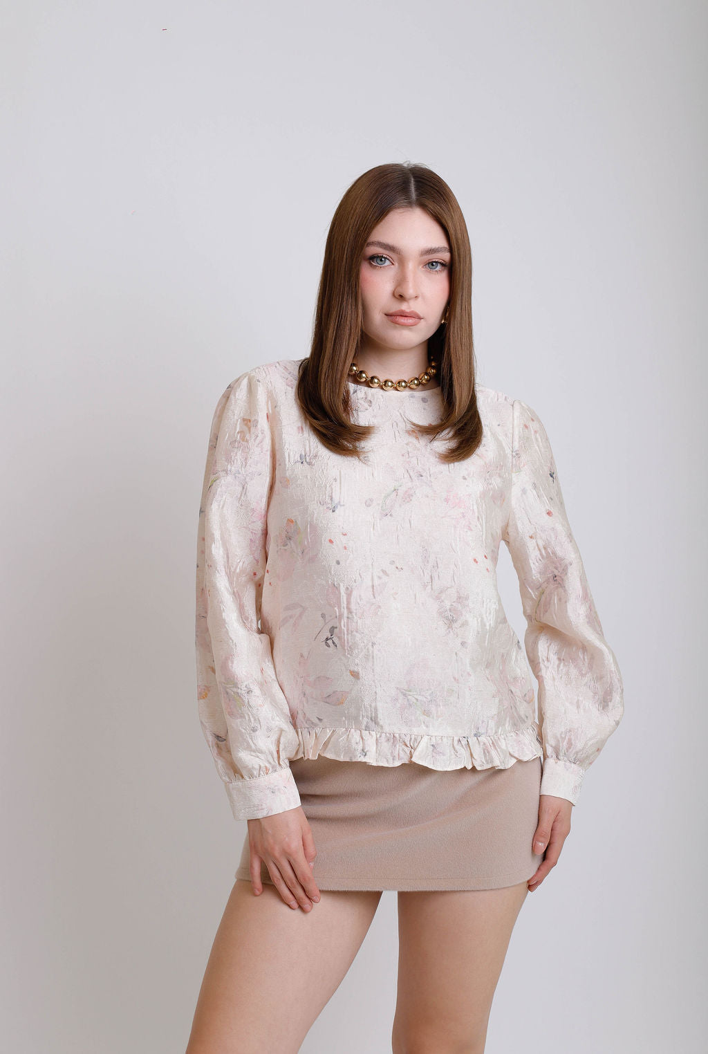BLUSA CELESTE