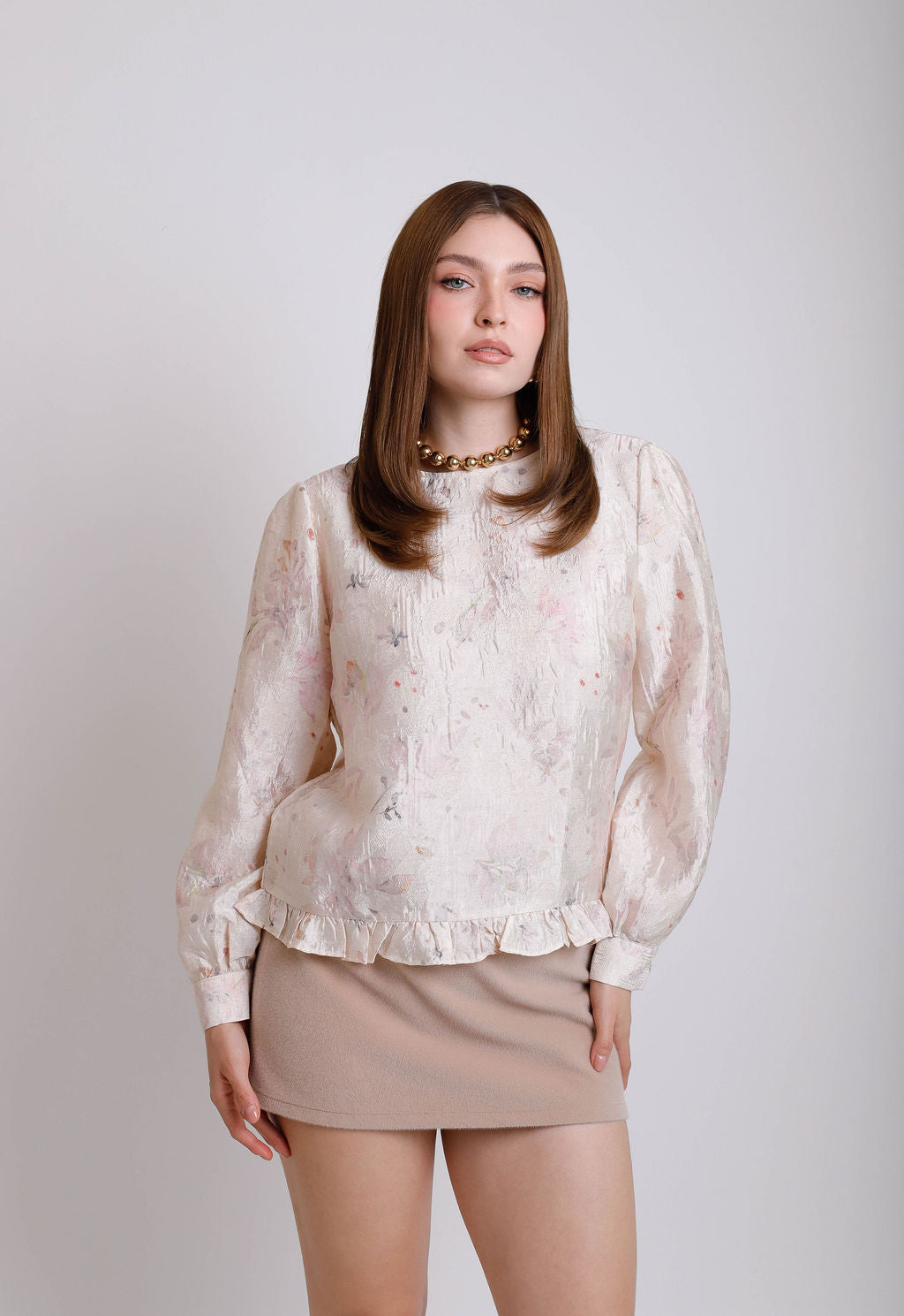 BLUSA CELESTE